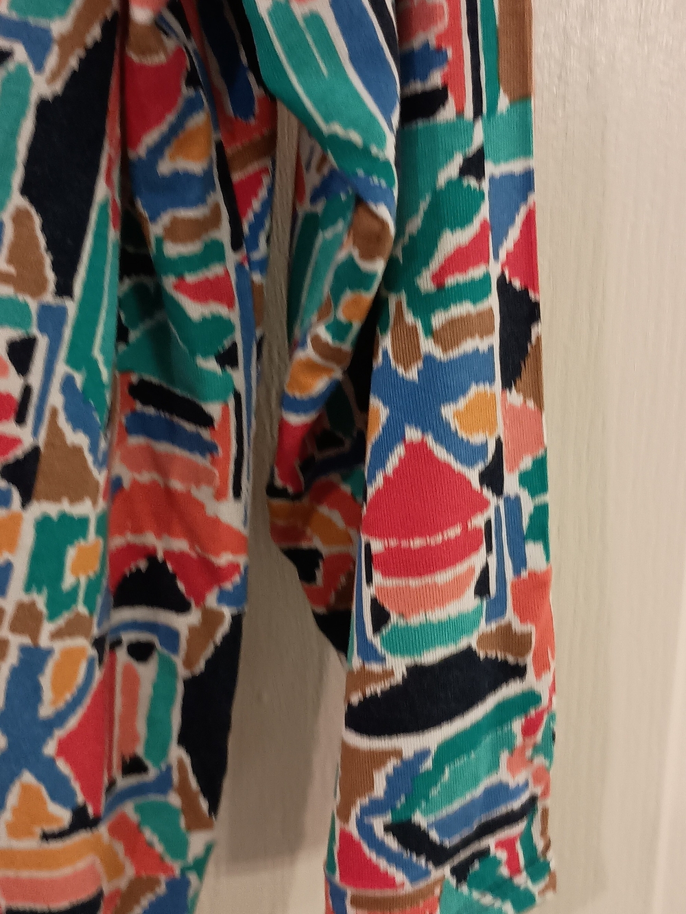 Ruby Rd. Multicolor Geometric Tie-Front Tunic - Picture 5 of 10